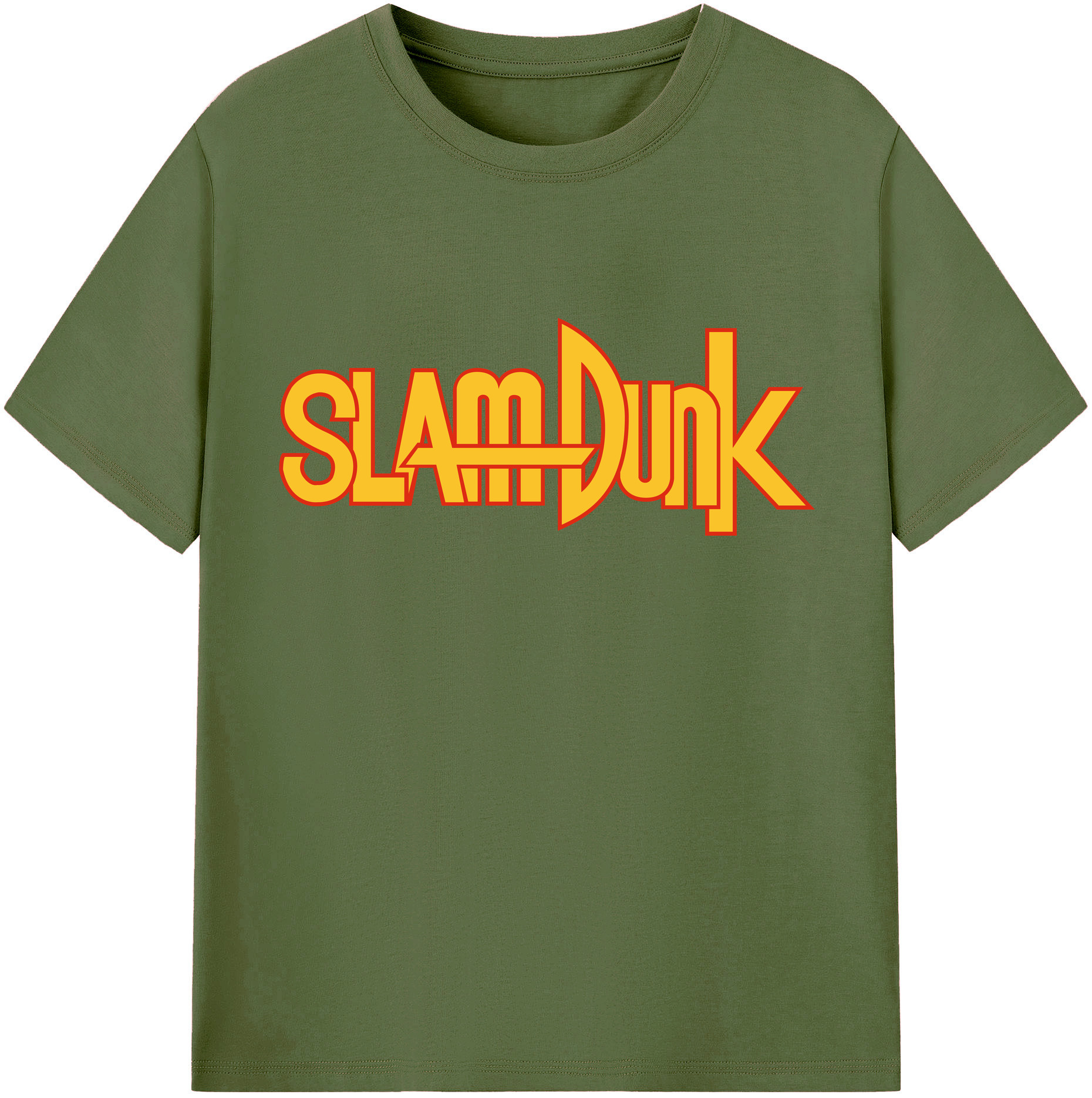 SLAM DUNK／スラムダンク 綿100％半袖Tシャツ（フロントプリント）